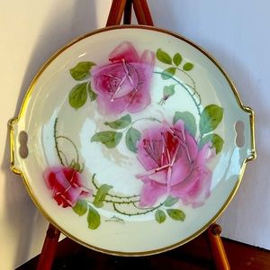 Antique 19th century Imperial Austria porcelain plate Signed By Artist